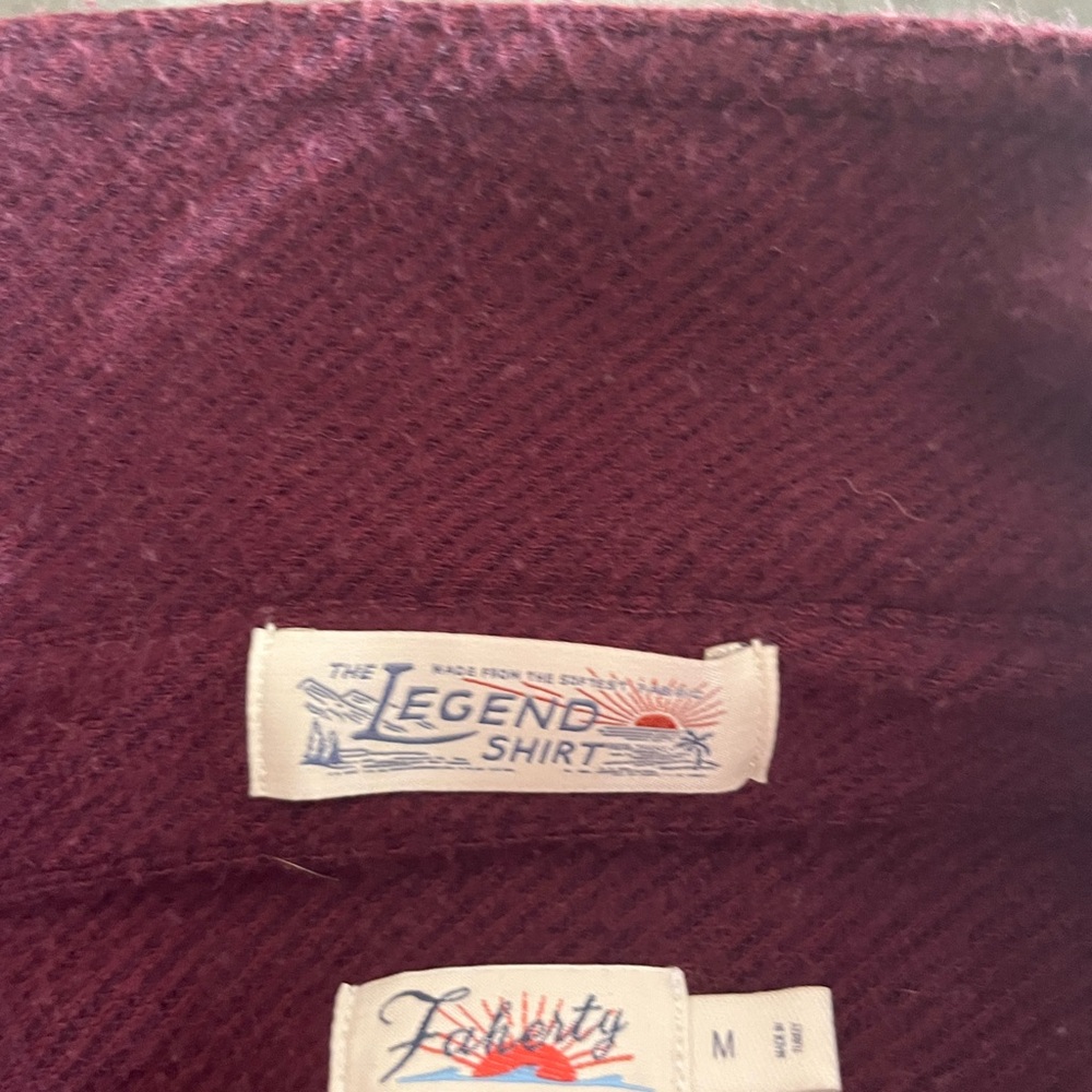 The Legend Shirt Women's Burgundy Button Down